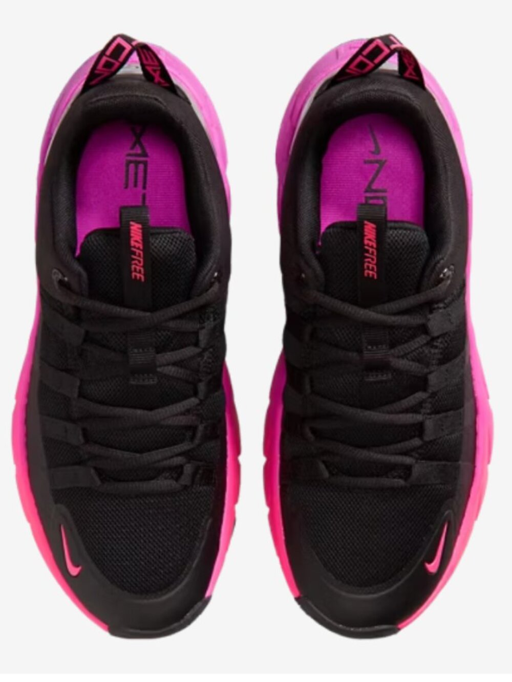 Nike Free Metcon 7 Women's Size 11 Men's 9.5 Sneaker Shoe Black Hyper Pink NIB - Picture 2 of 15